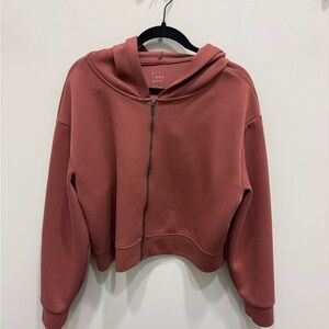 a new day Women's Dusty Rose Zip-Up Hoodie